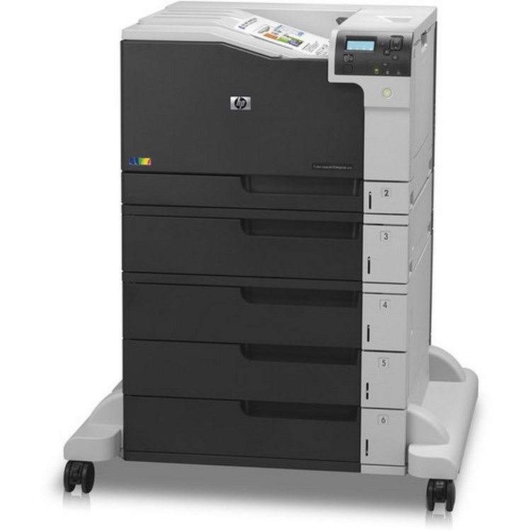 Refurbish HP Color LaserJet Enterprise M750XH Wide Format Color Laser Printer/Toner Value Bundle Pack (D3L10A-RC) (Certified Recertified)