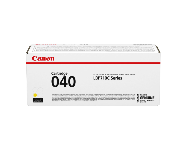 Canon imageCLASS LBP-710/712CX Yellow Toner Cartridge (5400 Page Yield) (NO. 040Y) (0454C001)
