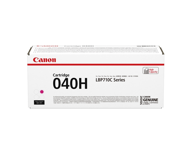 Canon imageCLASS LBP-710/712CX Magenta High Yield Toner Cartridge (10000 Page Yield) (NO. 040HM) (0457C001)