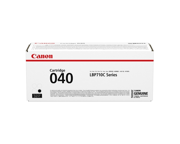 Canon imageCLASS LBP-710/712CX Black Toner Cartridge (6300 Page Yield) (NO. 040BK) (0460C001)