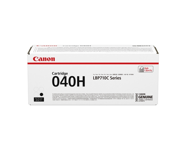Canon imageCLASS LBP-710/712CX Black High Yield Toner Cartridge (12500 Page Yield) (NO. 040HBK) (0461C001)