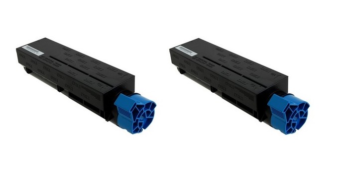 Compatible Okidata B432/B512/MB492 Black Extra High Yield Toner Cartridge (2/PK-12000 Page Yield) (TYPE B5) (458071102PK)