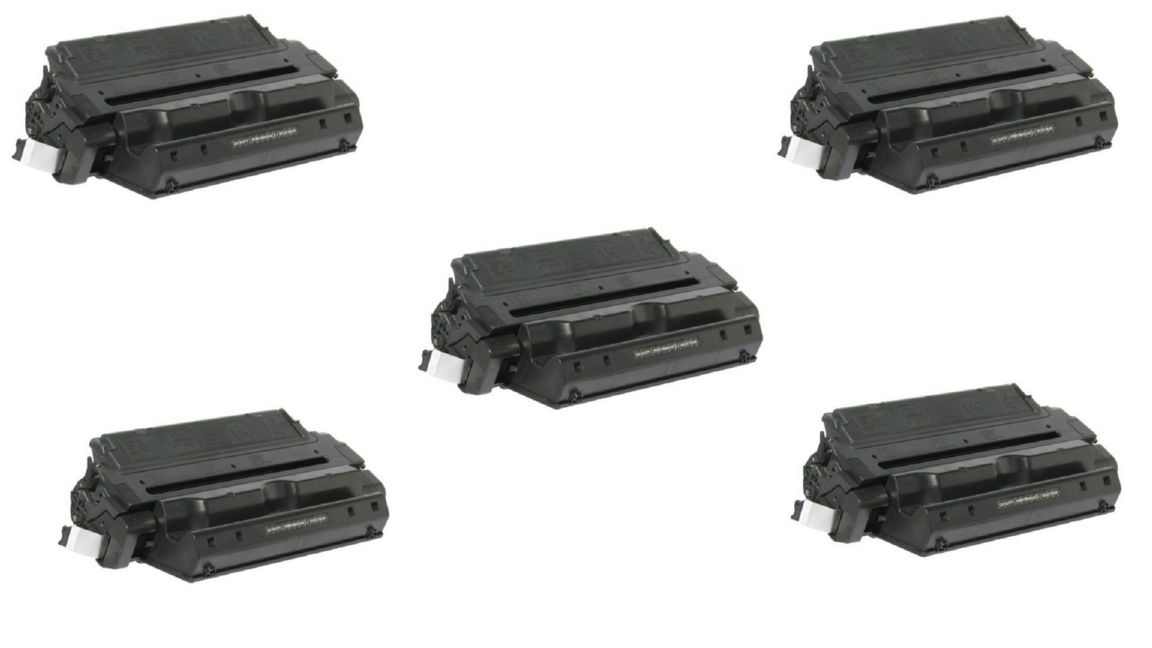 Compatible HP LaserJet 8100/8150 Jumbo Toner Cartridge (5/PK-32000 Page Yield) (NO. 82XJ) (C4182XJ5PK)