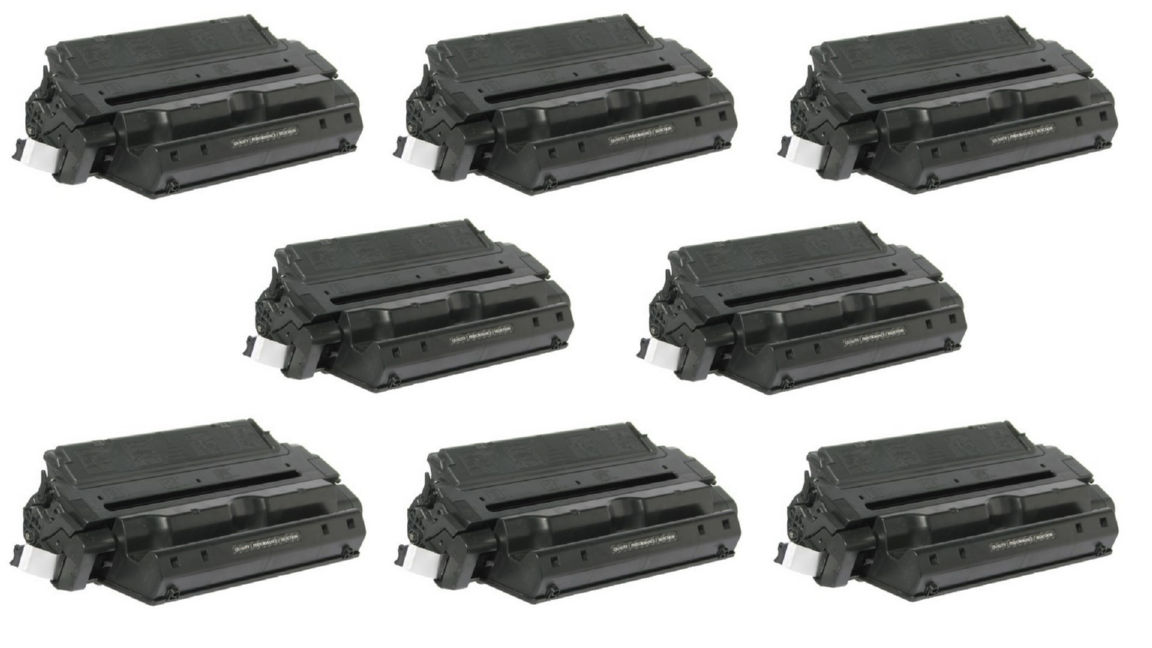 Compatible HP LaserJet 8100/8150 Jumbo Toner Cartridge (8/PK-32000 Page Yield) (NO. 82XJ) (C4182XJ8PK)