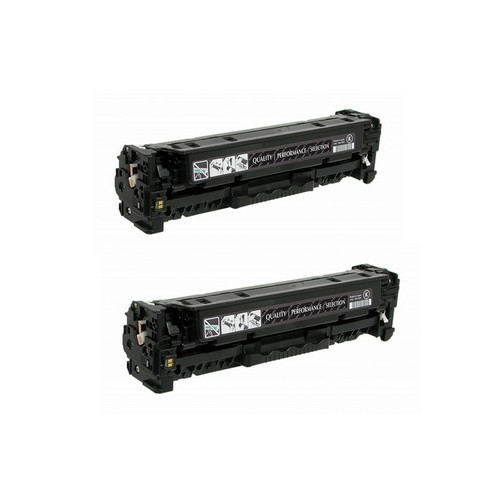 Compatible HP NO. 131A Black Toner Cartridge (2/PK-1600 Page Yield) (CF210AD)