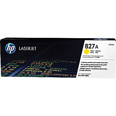 HP Color LaserJet Enterprise M880 Yellow Toner Cartridge (32000 Page Yield) (NO. 827A) (CF302A)