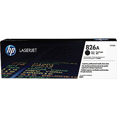 HP Color LaserJet Enterprise M855 Black Toner Cartridge (29000 Page Yield) (NO. 826A) (CF310A)