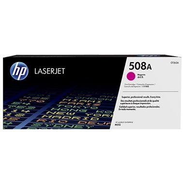 HP Color LaserJet Enterprise M552/553/577 Magenta Toner Cartridge (5000 Page Yield) (NO. 508A) (CF363A)
