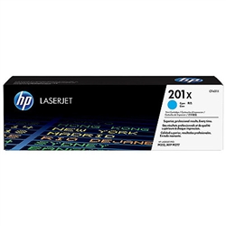 HP Color LaserJet Pro M252/274/277 Cyan High Yield Toner Cartridge (2300 Page Yield) (NO. 201X) (CF401X)