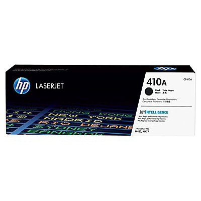 HP Color LaserJet Pro M377/452/477 Black Toner Cartridge (2300 Page Yield) (NO. 410A) (CF410A)