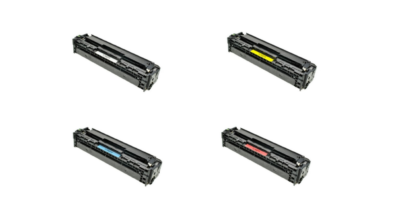 Compatible HP Color LaserJet Pro M377/452/477 High Yield Toner Cartridge Combo Pack (BK/C/M/Y) (NO. 410X) (CF410XMP)