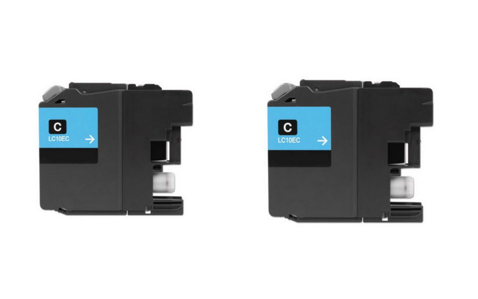 Compatible Brother MFC-J6925DW Cyan Inkjet (2/PK-1200 Page Yield) (LC-10EC2PKS)