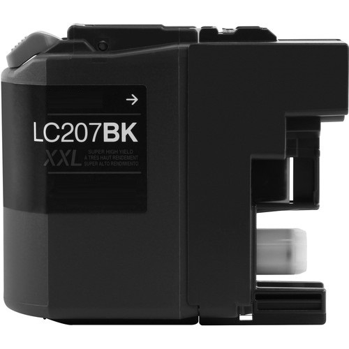 Compatible Brother MFC-J4320/4625 Black Extra High Yield Inkjet (1200 Page Yield) (LC-207BK)