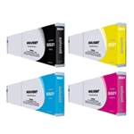 Compatible Mimaki CJV30/JV33 Mild Solvent Wide Format Inkjet Combo Pack (BK/C/M/Y) (440 ML) (SPC-0501MP)