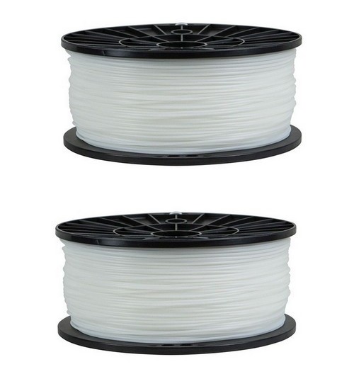 Premiere 3D Printer Universal ABS White Filament (2/PK-1.75MM/1KG) (PFABSWH2PK)