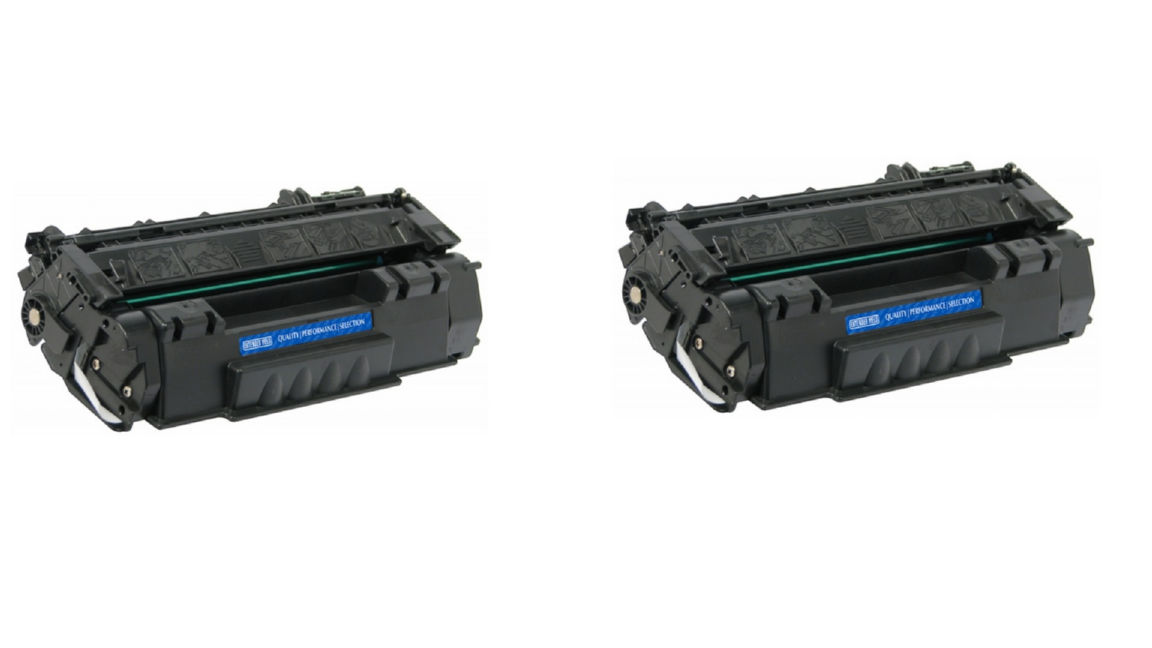 Compatible Canon LBP-3300/3360 Black Jumbo Toner Cartridge (2/PK-8000 Page Yield) (0917B002AAJ2PK)
