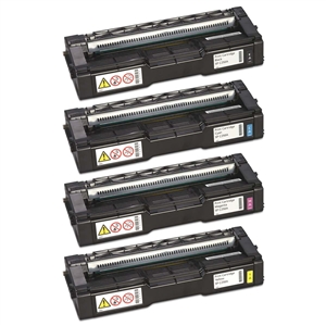 Compatible Ricoh SP-C250/261 Toner Cartridge Combo Pack (BK/C/M/Y) (TYPE C250A) (40753MP)