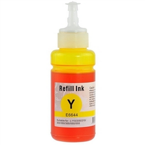 Compatible Epson NO. 664 Dye Yellow Ecotank Ink Bottle (70ML-6500 Page Yield) (T664420)