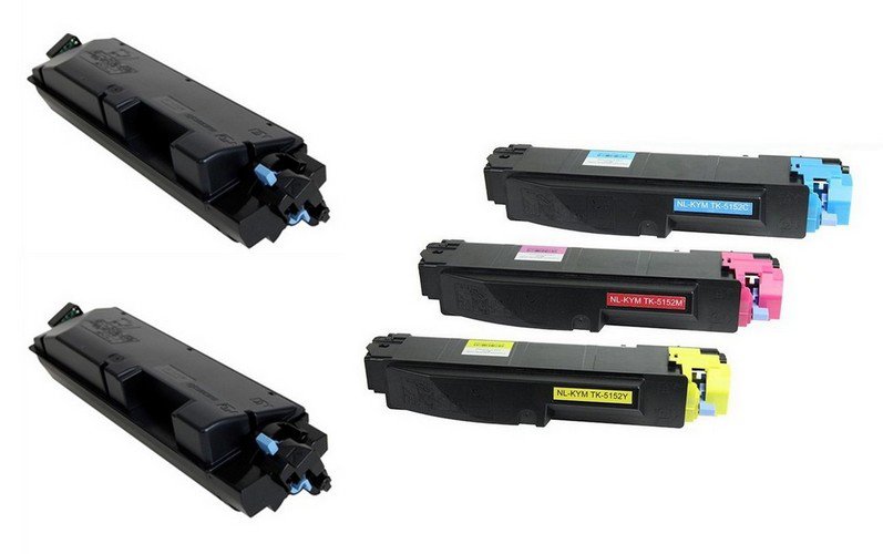 Compatible Kyocera Mita ECOSYS M6035/6535/P6035 Toner Cartridge Combo Pack (2-BK/1-C/M/Y) (TK-51522B1CMY)