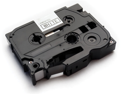 Compatible Brother Black on Yellow Laminated P-Touch Label Tape (1/2in X 26.25Ft.) (TZE-631)