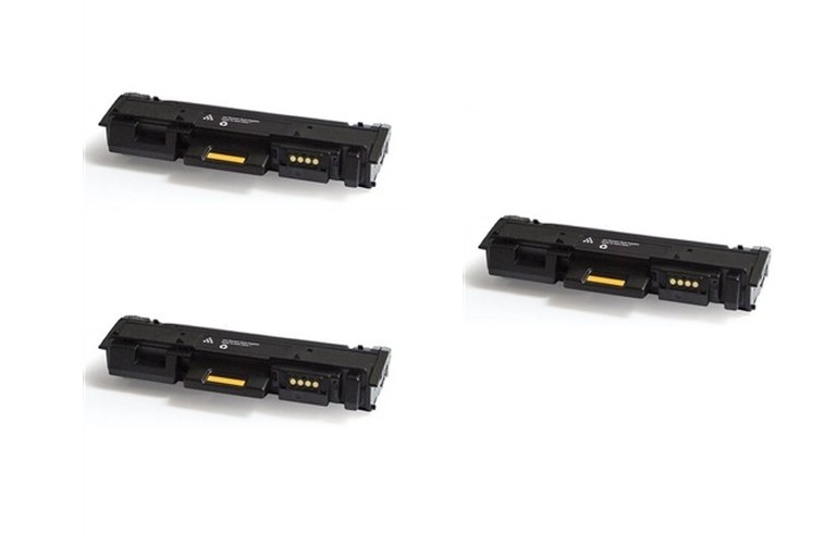 Compatible Xerox Phaser 3260/WC-3215/3225 Black Toner Cartridge (3/PK-1500 Page Yield) (106R027753PK)