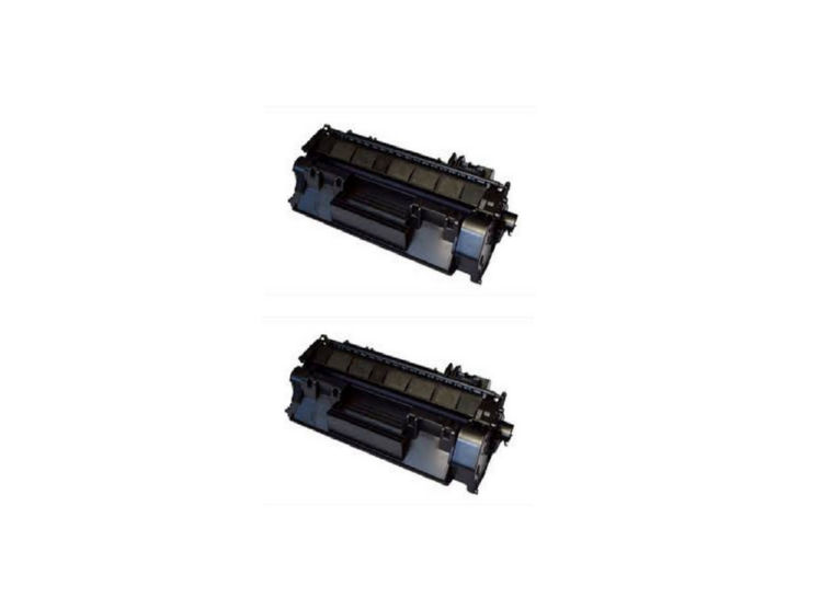 Compatible HP LaserJet P2015 Jumbo Toner Cartridge (2/PK-4000 Page Yield) (NO.53AJ) (Q7553AJD)