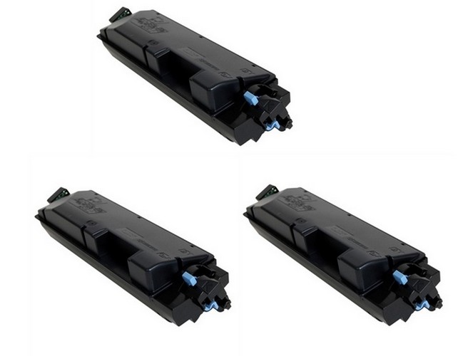 Compatible Kyocera Mita ECOSYS M6030/6530/P6130 Black Toner Cartridge (3/PK-12000 Page Yield) (TK-5142K3PK) (1T02NR0US03PK)