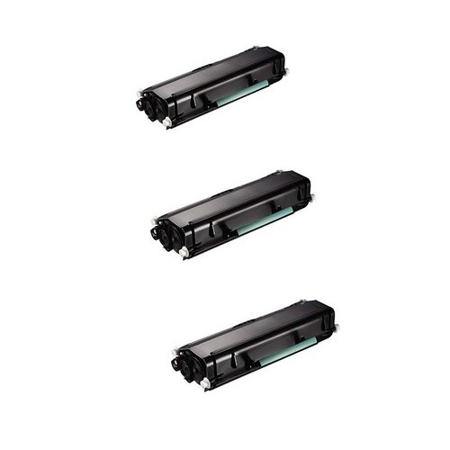 Compatible Lexmark E360/E460/E462 Toner Cartridge (3/PK-9000 Page Yield) (E360H21A3PK)