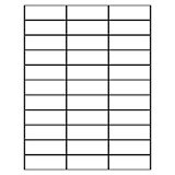 Compatible White Address Labels (1/2 x 1 3/4in) (5267)