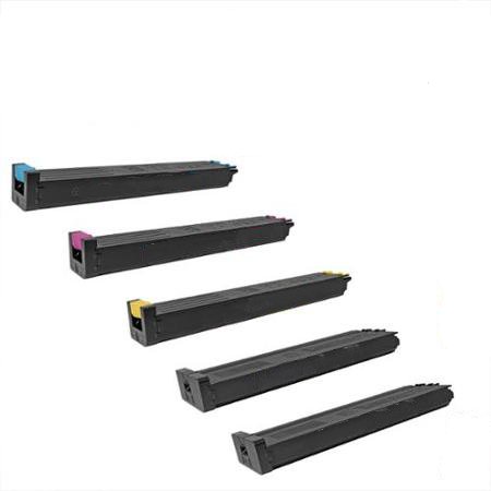 Compatible Sharp MX-4100/4001/5001N Toner Cartridge Combo Pack (2-BK/1-C/M/Y) (MX-50NT2B1CMY)