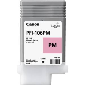 Canon imagePROGRAF iPF6300/6300S/6350/6400/6400S/6450 Photo Magenta Inkjet (130 ML) (PFI-106PM) (6626B001)