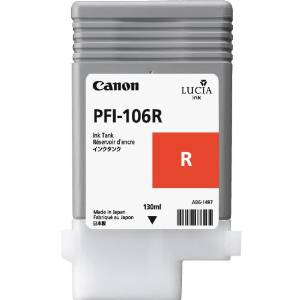 Canon imagePROGRAF iPF6300/6350/6400/6400SE/6450 Red Inkjet (130 ML) (PFI-106R) (6627B001)
