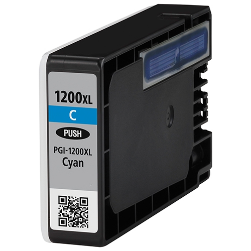 Compatible Canon PGI-1200XLC Cyan High Yield Inkjet (900 Page Yield) (9196B001)