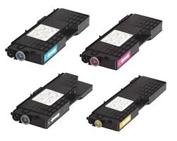 Media Sciences MS3020MP Toner Cartridge Combo Pack (BK/C/M/Y) - Equivalent to Ricoh 4008MP