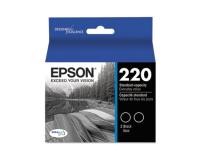 Epson NO. 220 Black Inkjet (2/PK-175 Page Yield) (T220120-D2)