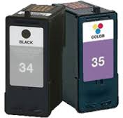 Compatible Lexmark NO. 34/35 Inkjet Combo Pack (Black/Color) (18C0535)