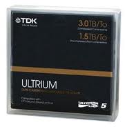TDK LTO-5 Ultrium Custom Labeled Data Tape (1.5/3.0 TB) (61859)