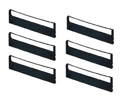 Compatible Pitney Bowes J010/011 Black Printer Ribbons (6/PK) (673-6)