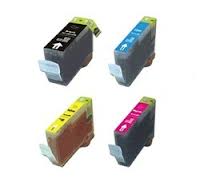 Compatible Canon BCI-3E Inkjet Combo Pack (BK/C/M/Y) (4479A230)