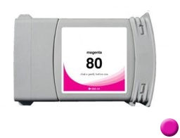Compatible HP NO. 80 Magenta Inkjet (350ML-4400 Page Yield) (C4847A)