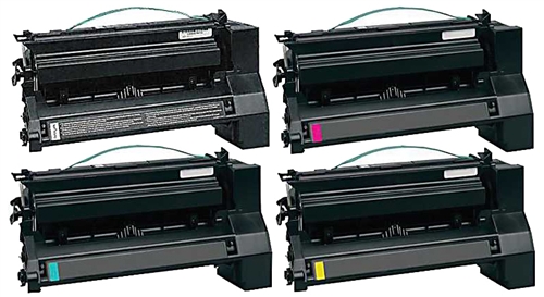 Compatible Lexmark C772/X772 Extra High Yield Toner Cartridge Combo Pack (BK/C/M/Y) (C7720MP)