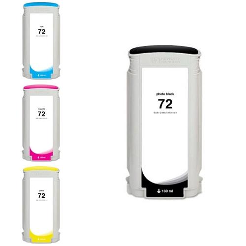 Compatible HP NO. 72 Inkjet Combo Pack (PBK/C/M/Y/GY) (130 ML) (C937MP)