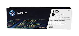 HP Color LaserJet Pro M476 Black Toner Cartridge (4400 Page Yield) (NO. 312X) (CF380X)