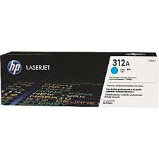 HP Color LaserJet Pro M476 Cyan Toner Cartridge (2700 Page Yield) (NO. 312A) (CF381A)