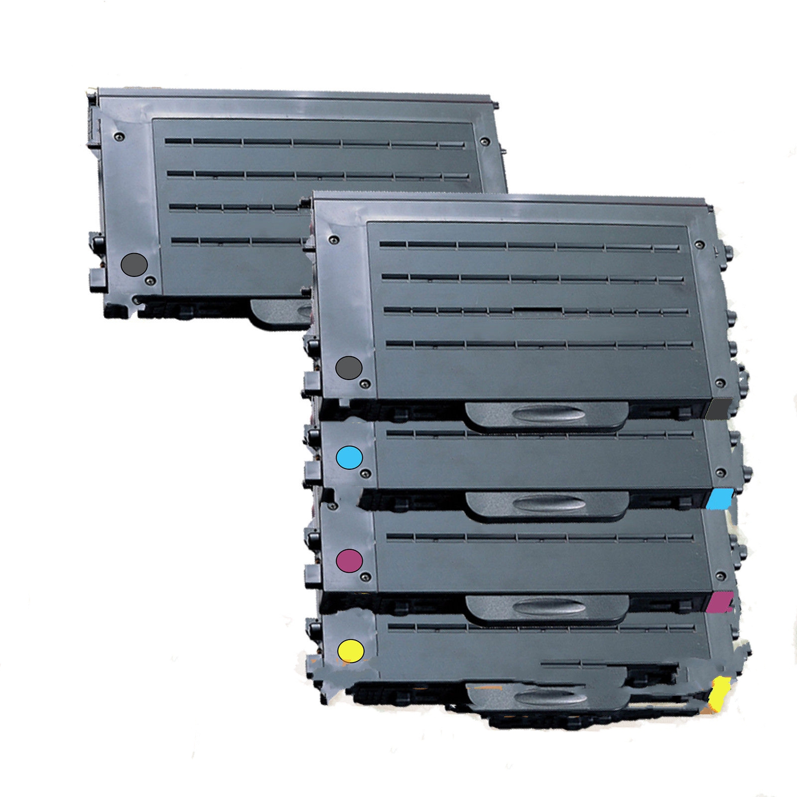 Compatible Xerox Phaser 6100 High Capacity Toner Cartridge Combo Pack (2-BK/1-C/M/Y) (106R00682B1CMY)