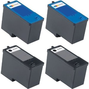 Compatible Dell A922/A942/A962 Inkjet Combo Pack (2-BLK/2-CLR) (Series 5) (2B2C922)