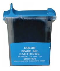 Compatible Brother MFC-7300/7400/9200C Cyan Inkjet (LC-04C)