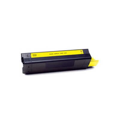 Compatible Okidata C5500/5800 Yellow Toner Cartridge (5000 Page Yield) (TYPE C8) (43324401)