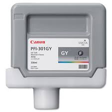 Canon PFI-301GY Gray Standard Yield Wide Format Inkjet (330 ML) (1495B001AA)