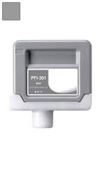 Compatible Canon PFI-301GY Gray Standard Yield Wide Format Inkjet (330 ML) (1495B001AA)